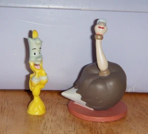 Disney Beauty & The Beast Fifi Federduster Lumiere Kandelaber PVC Spielzeug Figuren - Bild 1 von 6