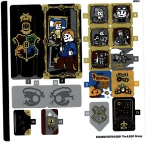 New LEGO Harry Potter Sticker Sheet For set 76389 Hogwarts Chamber of Secrets - Picture 1 of 1