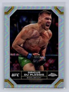 2024 Topps Chrome UFC #62 Dricus Du Plessis - Refractor - Middleweight - Bild 1 von 2