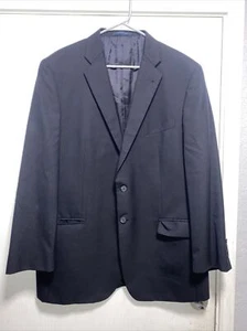 Giacca blazer cappotto sportivo lana uomo Loro Piana nero super 120's taglia 44L - Foto 1 di 6