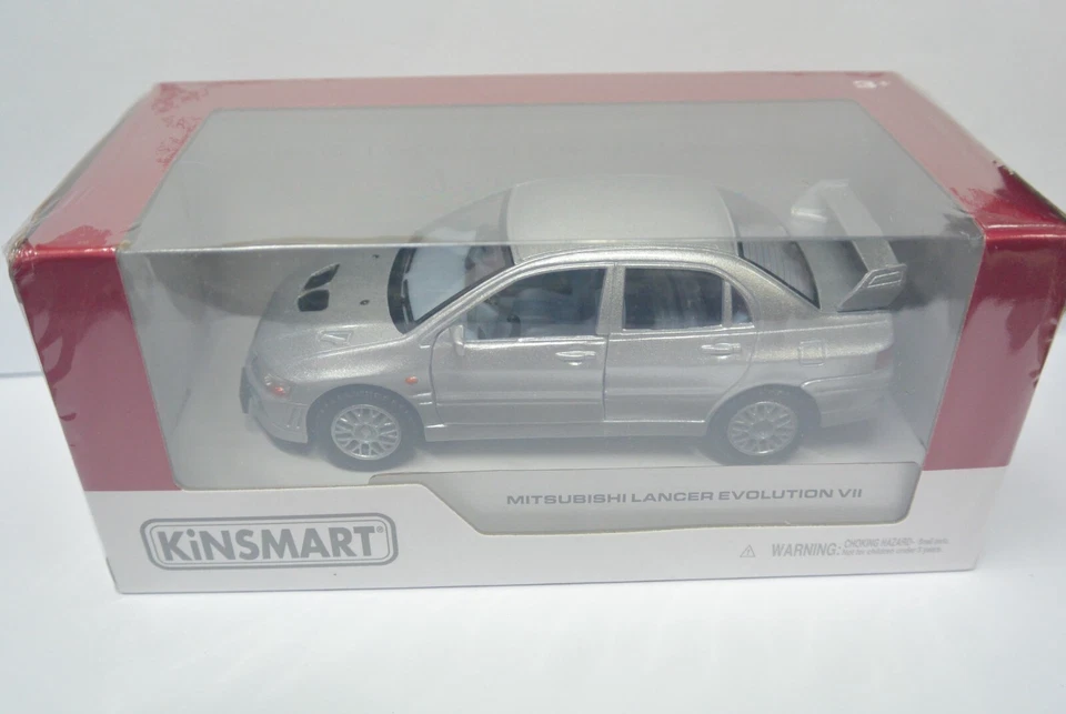 Coche fundido a presión Kinsmart 1:36 - Mitsubishi Lancer Evolution VII KT5052 Foto 1 de 1