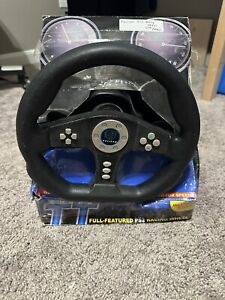 Pelican Cobra TT Full Featured PS2 Racing Wheel with Pedals with Lap Mounts
