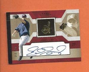 SPX RC 2002 novato Earl Snyder automático #d 066/825 Cleveland Indians - Imagen 1 de 1