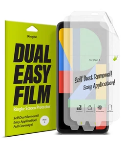 Google Pixel 4 / Pixel 4 XL Screen Protector Ringke [Dual Easy] Film 2pc - Picture 1 of 35