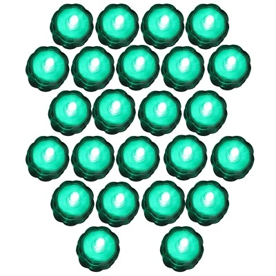 24 Piezas Turquesa LED Sumergibles Luces de Té Subacuáticas Torre Eiffel Sin Llama Foto 1 de 3