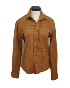Scotch & Soda Amsterdam Couture Women's Shirt Jacket Button Up Brown. 2D - Picture 1 of 7