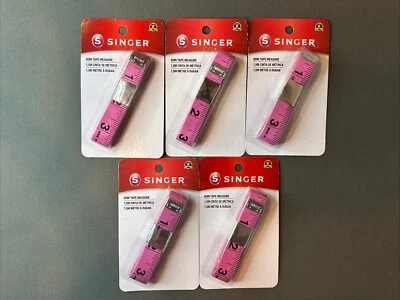 Lot Of 5 New/Sealed Singer Tape Measures-60 Inch 00218 - Image 1 of 4