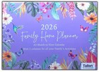 2026 Family Large Month To View 5 Column Full Year Planner Calendar Organiser