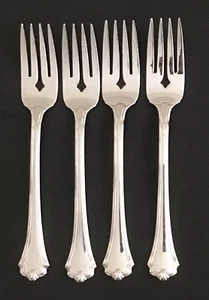 ONEIDA MIDTOWNE Set of 4 SALAD FORKS Stainless Flatware 6 3/4" - Picture 1 of 5