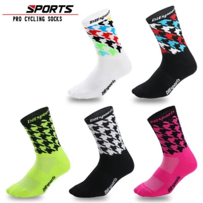 Cycling Socks Mens Womens Road Riding Bicycle Bike Sports Ankle Socks XC MTB BMX - Image 1 of 4