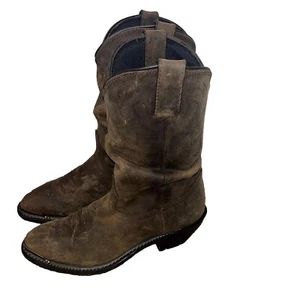 Stivali da cowboy Durango donna slouch pelle marrone classico western taglia 7,5 Rodeo - Foto 1 di 22