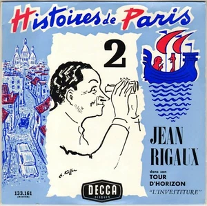 JEAN RIGAUX "HISTOIRES DE PARIS" 60'S 25 cm DECCA 133.161 - Picture 1 of 2