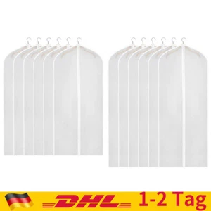Kleidersack Anzug Lange 12 Stück Kleidersack Kleiderhüllen Lang, 60 x 100 cm Neu - Bild 1 von 13