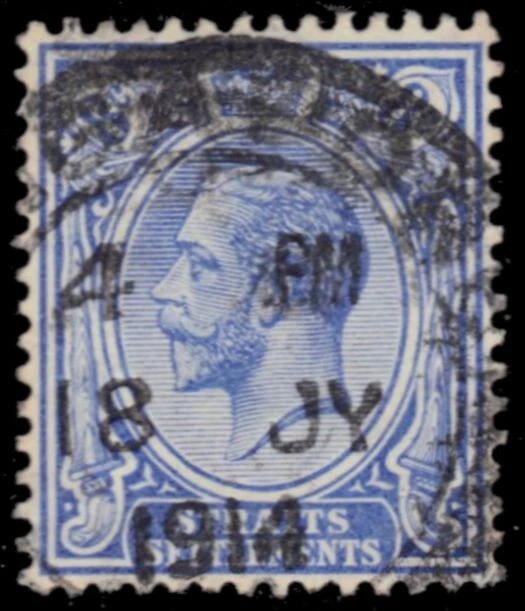 STRAITS SETTLEMENTS 157 (SG201) - King George V "1913 Ultramarine" (pb60917) - Imagem 1 de 1