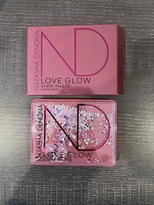Natasha Denona LOVE GLOW Cheek Palette Powder Cream Blush Highlighter NIB - Picture 1 of 3