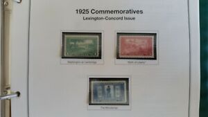 1925 Lexington - Concord Issue #617-19