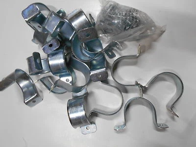 Lot of 50 Metal Anvil 2-Hole Conduit Pipe Strap, 1 1/4"  in, For CPVC - Image 1 of 2