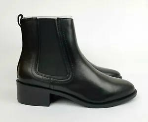 Shubar Alaa Leather Boot "Black" Women New (US7) w Dr designer chelsea Marten - Bild 1 von 7