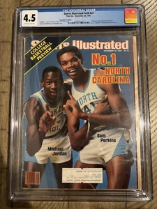 Sports Illustrated 28 novembre 1983 CGC 4.5 Michael Jordan prima copertina UNC Tar Heels - Foto 1 di 2