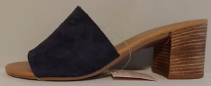 ¡NUEVO! Sandalias de cuero de gamuza azul A. Giannetti de 2,5" talla 8,5M EE. UU. 38,5M EUR - Imagen 1 de 3