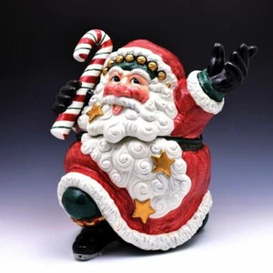 FITZ & FLOYD SNOW BUSINESS WEIHNACHTSMANN TEEKANNE RT - Bild 1 von 1