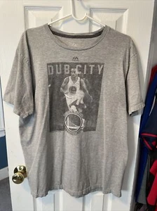 Stephen Curry Golden State Warriors basketball dub city Majestic Men’s shirt XL - Picture 1 of 2