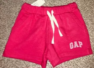 NEW With Tags Baby Gap Girl's Red Logo Shorts Size 5T/5Yrs - Picture 1 of 2