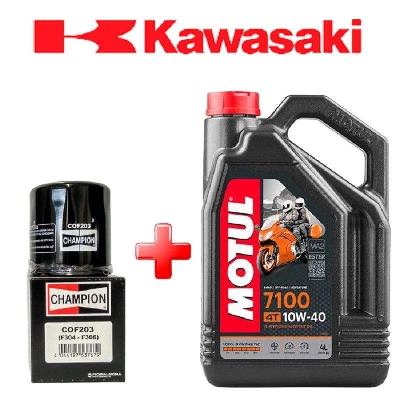 Pack Aceite Motul 7100 10w40 4l + Filtro Hf303   Ce U - Imagen 1 de 1