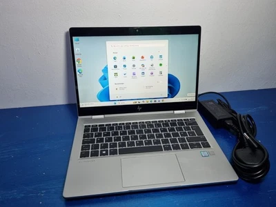 HP EliteBook X360 G6 13.3" i5 8th Gen 16GB RAM 512GB SSD NVMe Windows 11 Pro - Image 1 of 4