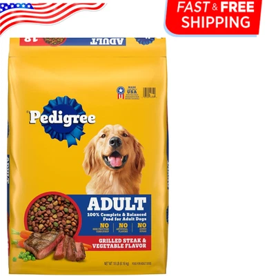 Pedigree Complete Nutrition Adult Dry Dog Food, Grilled Steak & Vegetable Flavor - Image 1 of 4