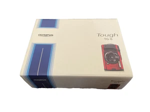 OLYMPUS Tough TG-6 Compact Digital Camera 12MP Waterproof Red with Box - Picture 1 of 6
