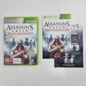 ASSASSIN'S CREED: BROTHERHOOD Microsoft Xbox 360 COVER & MANUAL ONLY No Disc - Picture 1 of 4