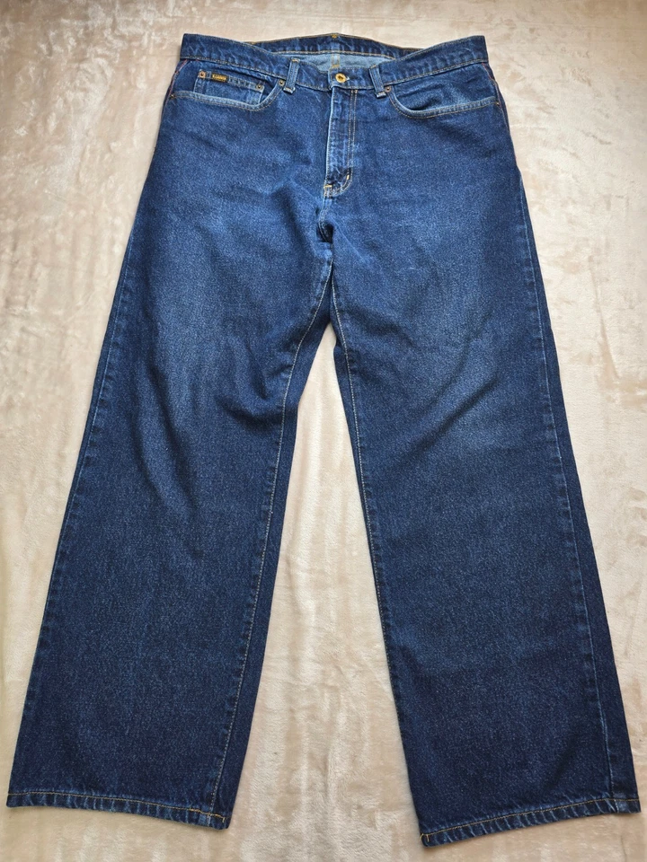 Ralph Lauren Polo Mens Jeans Rare Embroidered Signature Banner 34 X 32 Tag 34x30 - Image 1 of 4