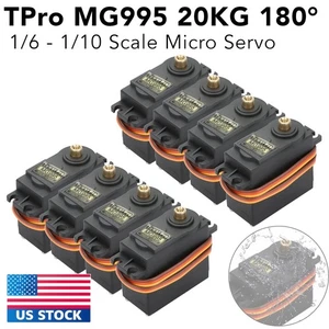 8x Waterproof MG995 Metal Gear Torque Digital Servo For RC Helicopter Car Boat - Picture 1 of 9