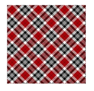 Tela de Navidad | Estampado a Cuadros Rojo Blanco Negro | Henry Glass YARD - Imagen 1 de 1