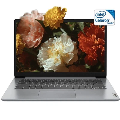 Lenovo Ideapad 1 14 in Student Laptop - Intel Celeron N4020, 4GB RAM - 64GB eMMC - Image 1 of 4
