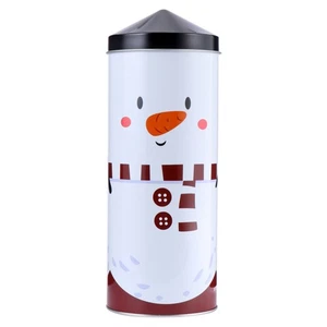 Caja de hojalata de Navidad Caja de dulces de regalo Contenedor de regalo Caja de lata de almacenamiento - Imagen 1 de 12