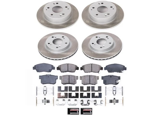 Kit de pastillas de freno y rotor delanteras y traseras 36RPVH92 para Honda Civic 2004 2005 Foto 1 de 1