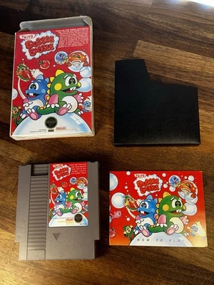 Bubble Bobble Nintendo NES CIB Complete Authentic In Shrink - Image 1 of 4