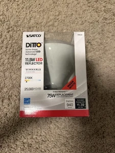 Satco Ditto S9635 11.5 W LED Reflector Bulb Dimmable - Soft White (1 Bulb Pack) - Picture 1 of 2