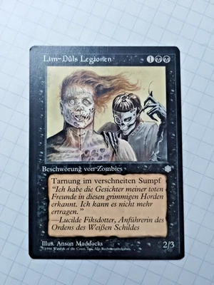 MTG Legions of Lim-Dul (Lim-Duls Legionen) Miscut Ice Age Reg. -Some Edge Wear - Image 1 of 4