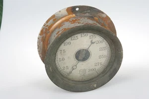 Schöner 1898 Vintage 8" ASHCROFT Vakuum 300 PSI Druck massives Messing Messgerät Dampf - Bild 1 von 10