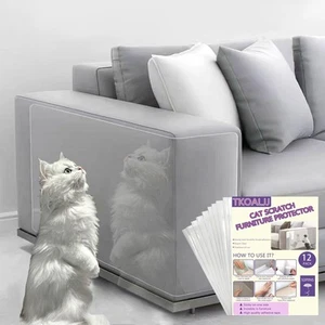 Cat Scratch Furniture Protector - 12PCS Sticky-Backed Pet-Proof Corner Guards... - Picture 1 of 6