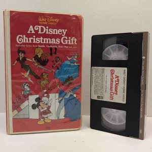 A DISNEY CHRISTMAS GIFT Vhs Tape 1982 Animated Walt Disney Home Clamshell Tested - Picture 1 of 2