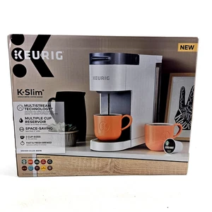 KEURIG K-SLIM SINGLE SERVE K-CUP POD COFFEE MAKER, 3 Brew Settings, Sleek NEW - Picture 1 of 12