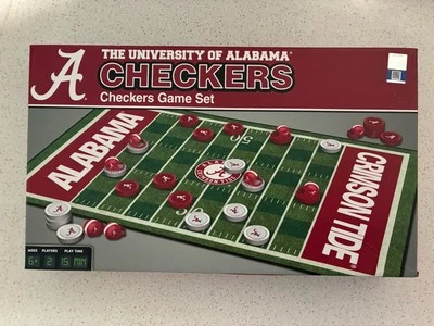 NCAA Alabama Crimson Tide Checkers Game Board New Factory Sealed - Image 1 of 4