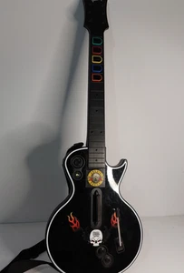 Xbox 360 Microsoft Gibson Les Paul Red Octane Wireless Guitar Hero Controller - Picture 1 of 8