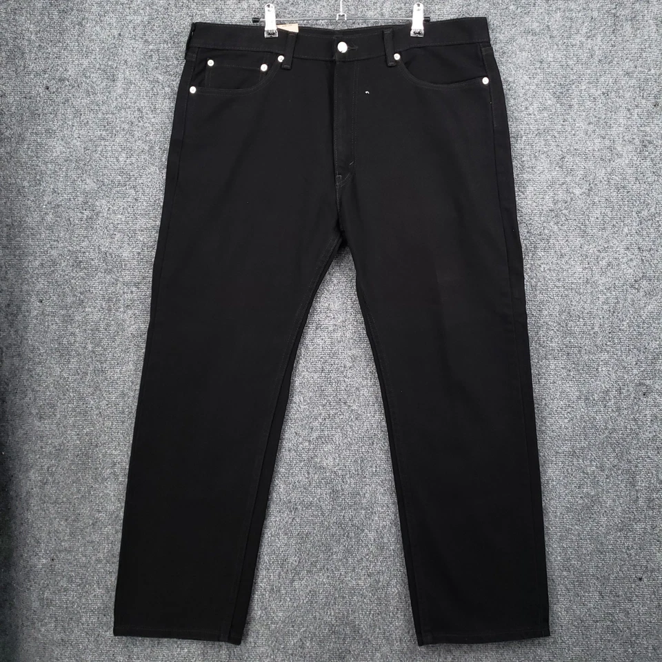 Levi's Men's 505 Regular Fit Jean, Black, 38Wx29L