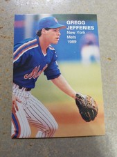 Gregg Jefferies New York Mets 1989 Baseball's Finest Stars #5 NM
