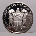 1970's 300th Anniversary Bacon's Rebel. Sterling Silver Art Round , Gem Proof 
